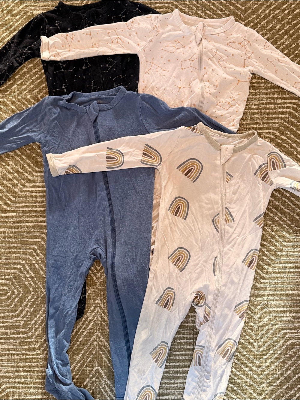 Kyte Baby Sleeper Bundle 12-18M Bamboo Pajamas Play Condition Lot